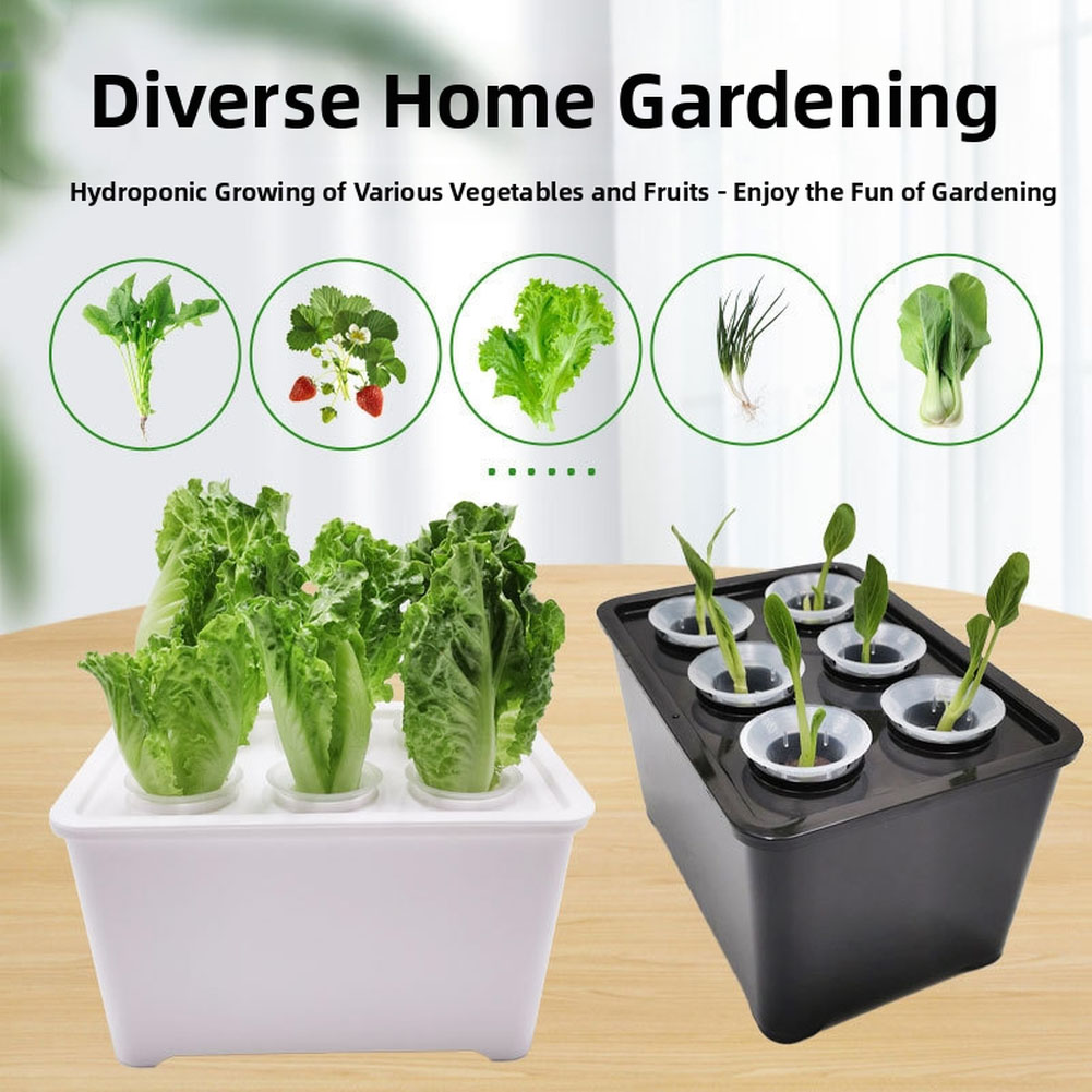 Urban Farming Usa - 白黒の植物育成バケツキット、耐候性プラスチック製、効率的な排水システム、都市農業スペース向け