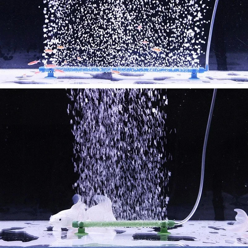 Air Stone Diffuser - 伸縮式水槽エアストーンバブルディフューザーチューブ（吸盤付き）-水槽の水景装飾用の効率的な酸素供給