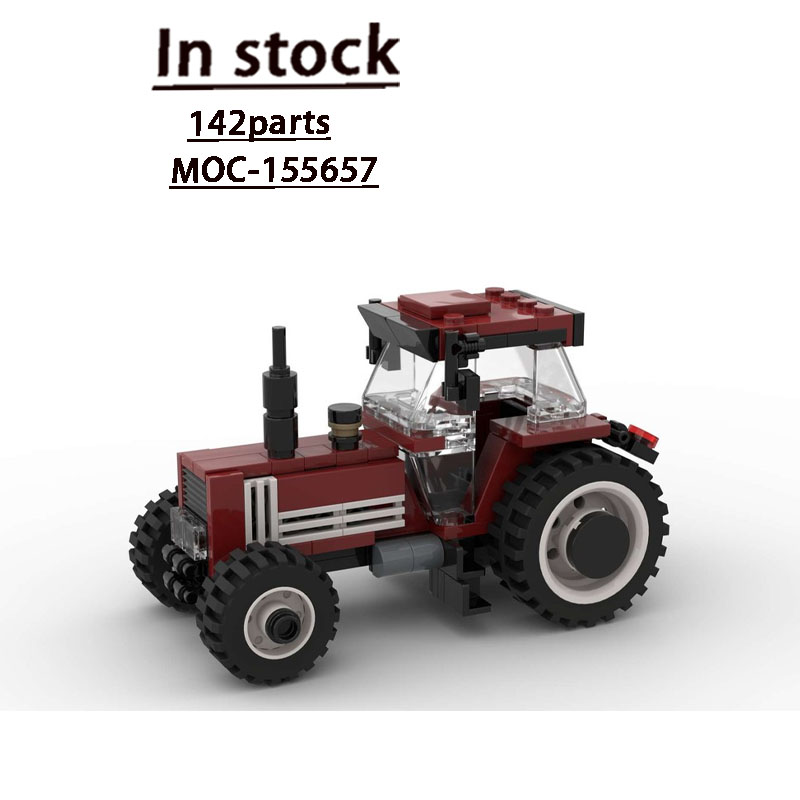 Urban Farming And Urban Agriculture - MOC-155657 アーバンファーム農業レトロトラクタービルディングブロックモデル 142 パーツクリエイティブボーイズ子供の誕生日おもちゃギフト